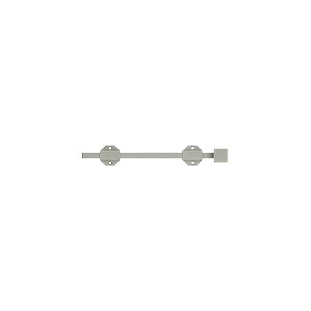 Deltana 12 Modern Heavy Duty Surface Bolt; Satin Nickel Finish 12SBM15